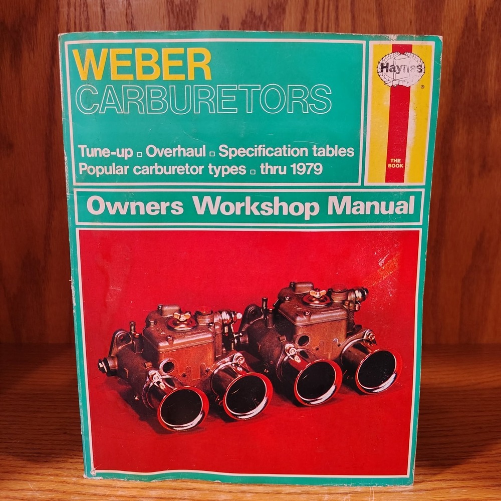 Weber Carburators Tune-Up Overhaul thru 1979 Owners Workshop Manual Haynes USED